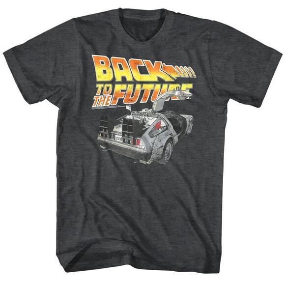 Back To The Future Gullwing Doors Unisex T-Shirt Classic Delorean Car Fan Tee 05